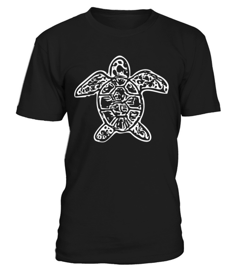 Vintage Abstract Turtle T-Shirt Unisex