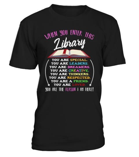 When You Enter This Library Reading Book Worms Rea T-Shirt Unisex