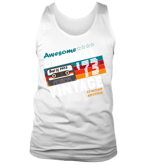 1973 Vintage Birthday Vintage Gift Retro Tank Top Unisex