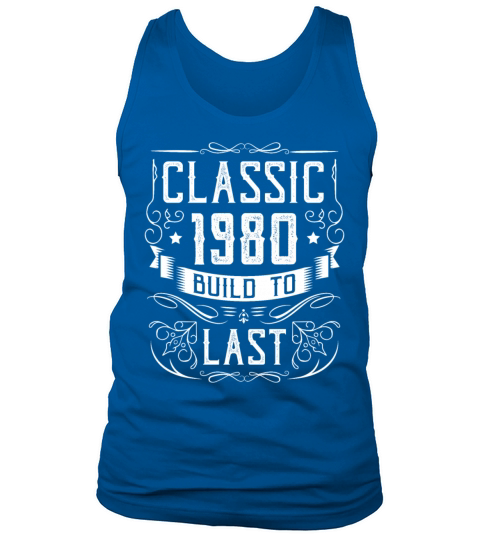 1980 Birthday Party Old Year Of Construction Tank Top Unisex