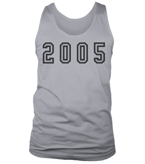 2005 Year Number Tank Top Unisex