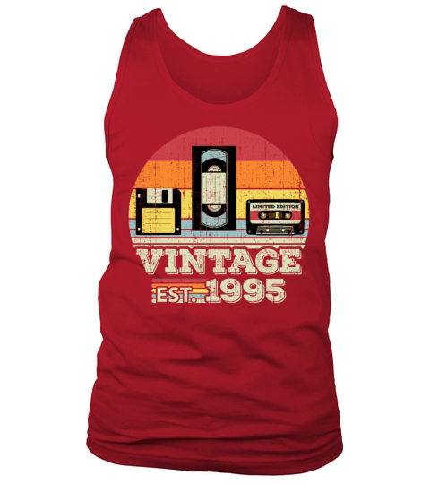 28 Year Old Vintage 1995 28th Birthday Gift Tank Top Unisex
