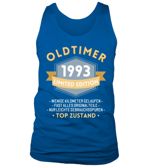 30th Birthday Vintage 1993 Tank Top Unisex