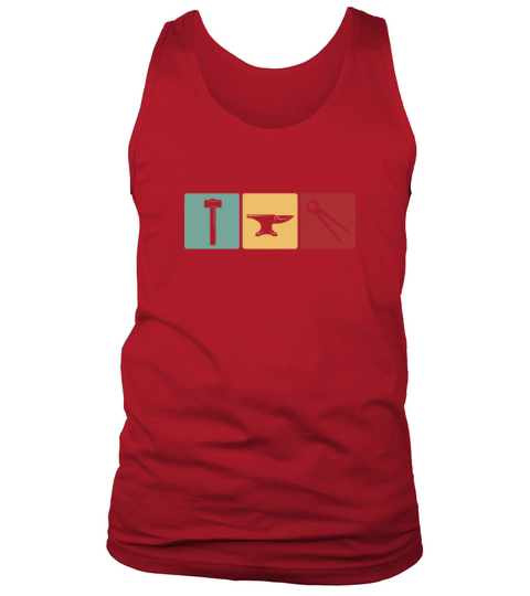 Blacksmith Tools Retro Vintage Tank Top Unisex