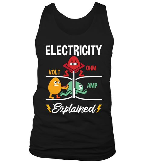 Electronics Repair Electricity Volt Ohm Electrical Tank Top Unisex
