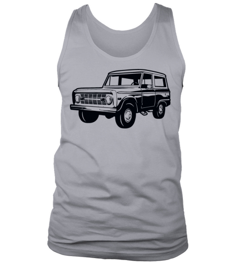 ford bronco drawing vintage Tank Top Unisex