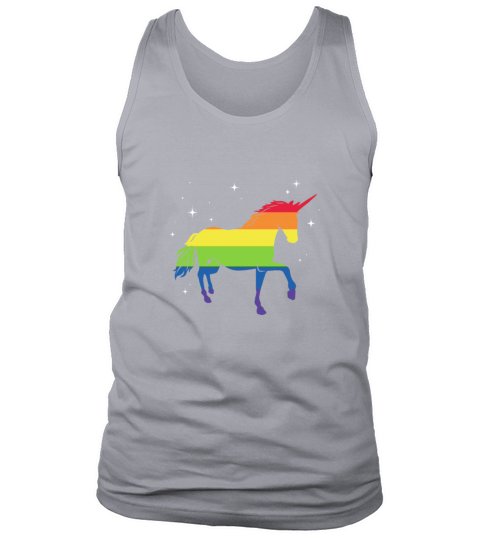 LGBT Unicorn Rainbow Flag Tank Top Unisex