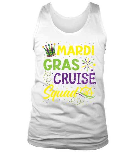 Mardi Gras Cruise Squad New Orleans Louisiana Tank Top Unisex