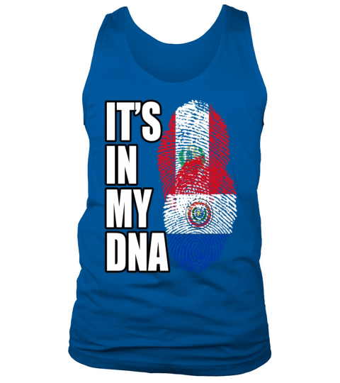Paraguayan And Peruvian Mix Heritage DNA Flag Tank Top Unisex