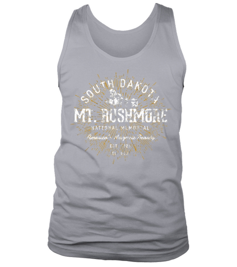 Retro Vintage Mount Rushmore National Memorial Tank Top Unisex