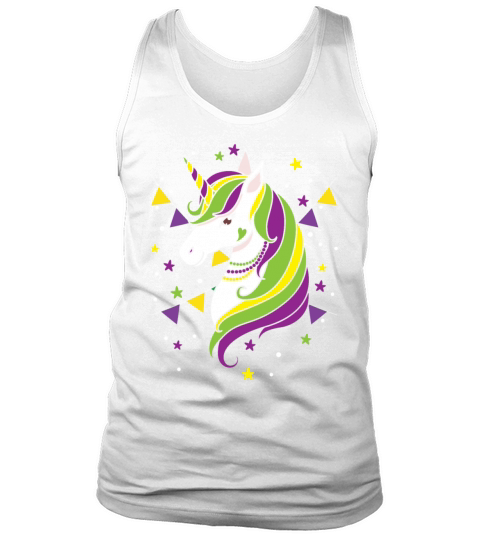 Unicorn Lover Mardi Gras New Orleans Louisiana Tank Top Unisex