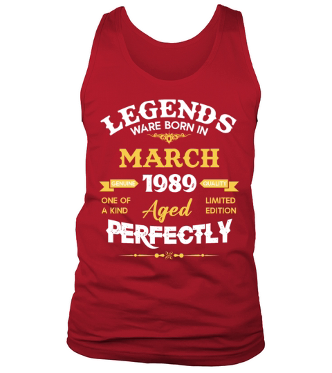 Vintage Aged To Perfection March 1979 Tank Top Unisex