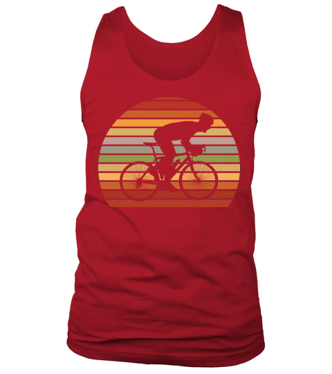 Vintage Bicycle Mountain Bike Bicycling Cyclist Tank Top Unisex