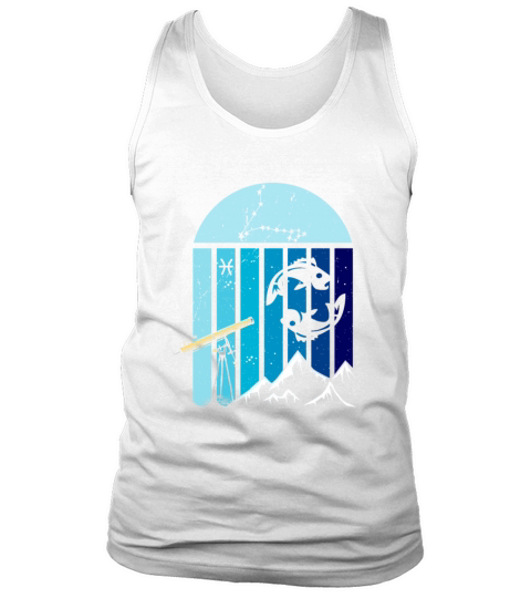 Zodiac Pisces Star Sign Tank Top Unisex