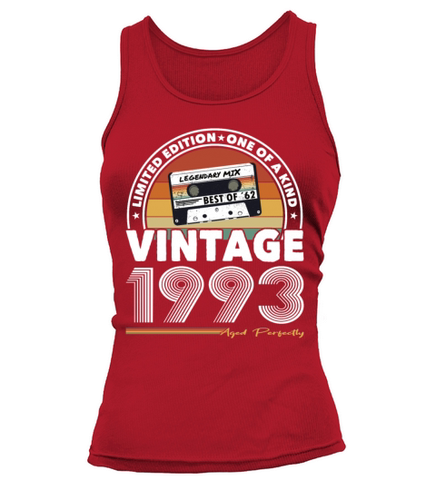 30th birthday vintage 1993 aged perfectly Tank top Woman