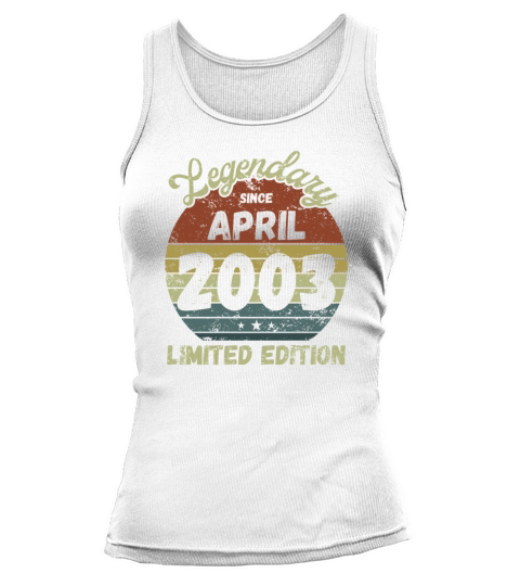 April 2003 - Vintage Birthday Present Tank top Woman