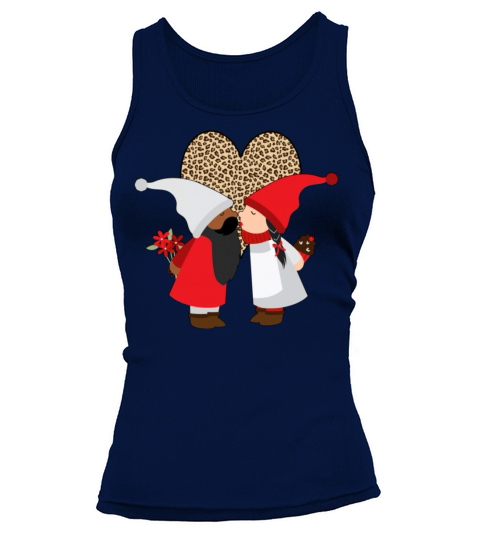 Biracial Couples Gift Valentines Day Gnome Mixed Tank top Woman