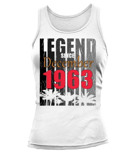 Birth Month December 1963 Vintage Tank top Woman