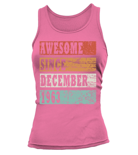 Birth Month December 1963 Vintage Tank top Woman
