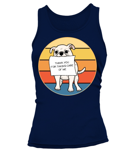 Cute Chihuahua Dog Breed Vintage Retro Sunset Tank top Woman