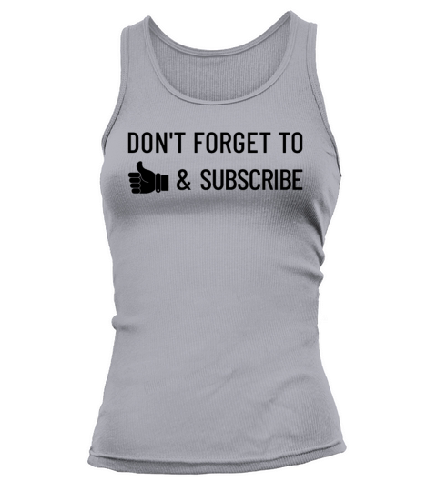 Dont Forget To Like And Subscribe VLOG Podcasterp Tank top Woman