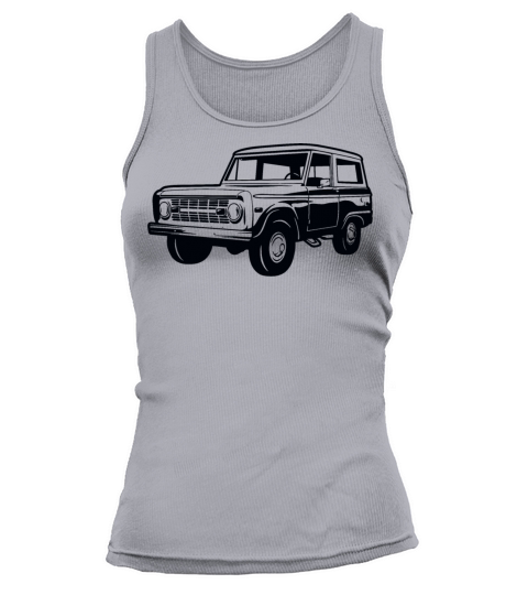 ford bronco drawing vintage Tank top Woman