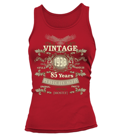 Gift for 85th birthday - Vintage ornaments - gift Tank top Woman
