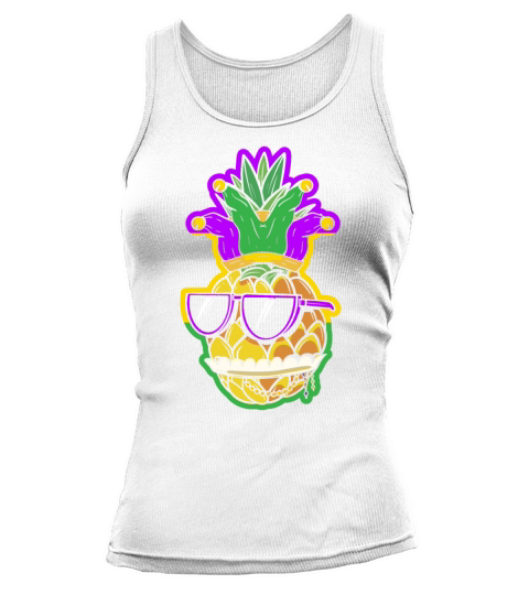 Pineapple Mardi Gras New Orleans Louisiana Tank top Woman