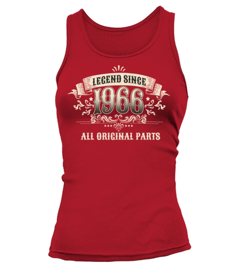 Retro Vintage Legend Since 1966 Original Parts Tank top Woman