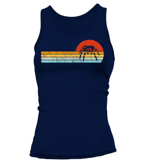 Tarantula Vintage Sunset Retro Cute Womens Tarant Tank top Woman