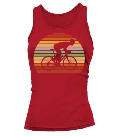 Vintage Bicycle Mountain Bike Bicycling Cyclist Tank top Woman