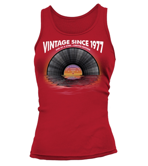 Vintage since 1977 Retro Disco Music Vintage Tank top Woman