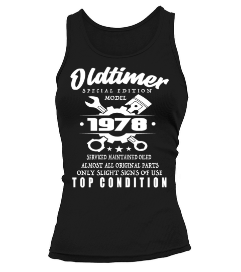 Vintage Special Edition Model 1978 Birthday Tank top Woman