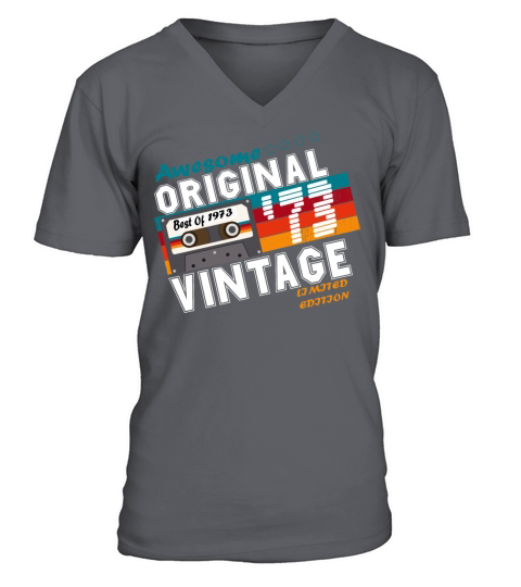 1973 Vintage Birthday Vintage Gift Retro V-Neck T-shirt