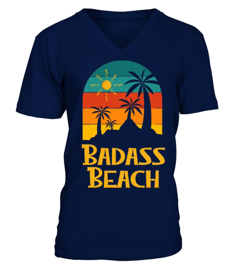 Beach Vacation Summer Tropical Trip Ocean Funny V-Neck T-shirt