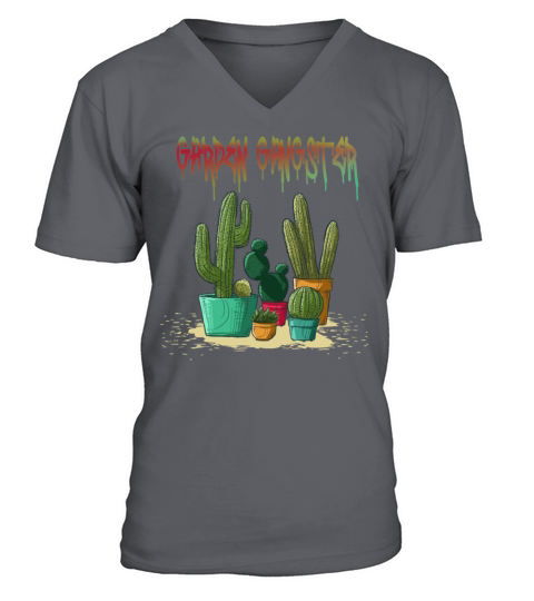Garden Gangster Flower Enthusiast V-Neck T-shirt