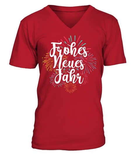 New Year Party Happy New Year V-Neck T-shirt