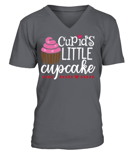 Valentimes Day Cupids Little Helper Valentines Day V-Neck T-shirt