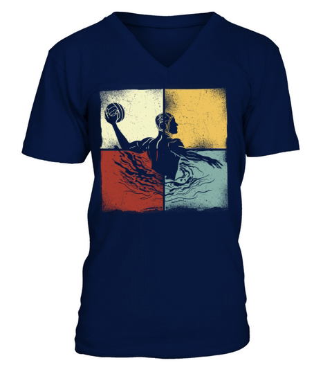 Water Polo Retro Vintage Water V-Neck T-shirt