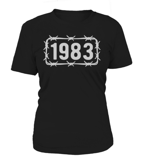 Birthday Vintage 1983 Barbed Wire Women's T-Shirt