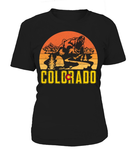 Colorado Wildlife Bear Adventure Mountains Nature Women's T-Shirt