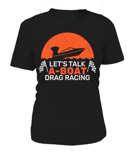 drag boat driver speedboat racing vintage Women's T-Shirt