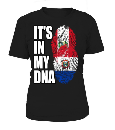 Paraguayan And Peruvian Mix Heritage DNA Flag Women's T-Shirt