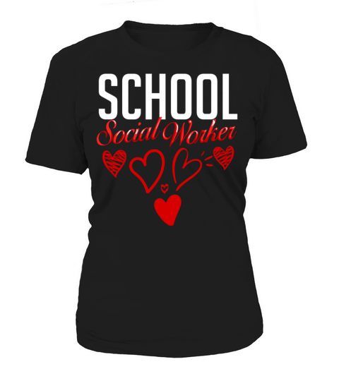 School Social Worker Quotes Appreciation Office Women's T-Shirt