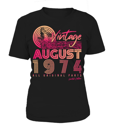 Vintage 1974 August Women's T-Shirt