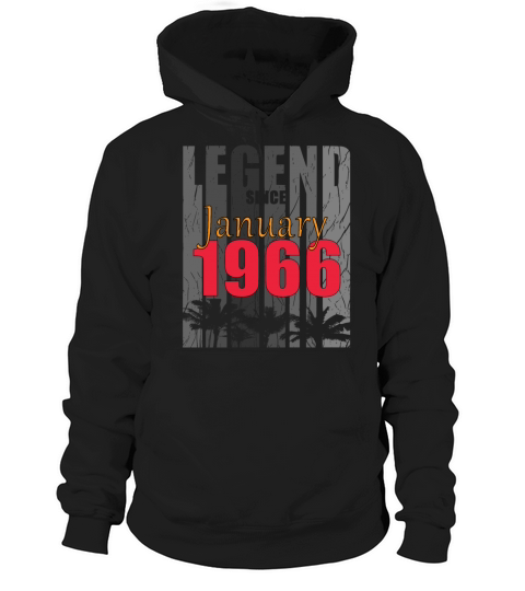1966 January vintage birthday Hoodie Unisex
