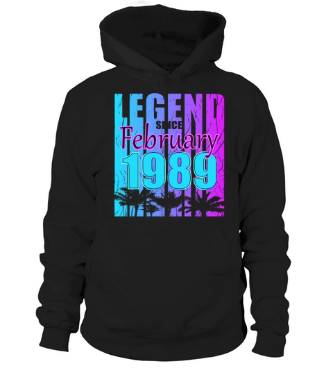 Born 1989 February 34th Bday Present Present Hoodie Unisex