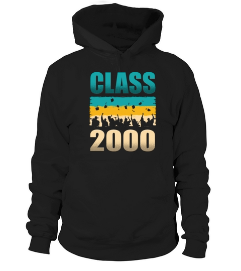Class 2000 Decade 2000s Era Millenium Vintage Hoodie Unisex