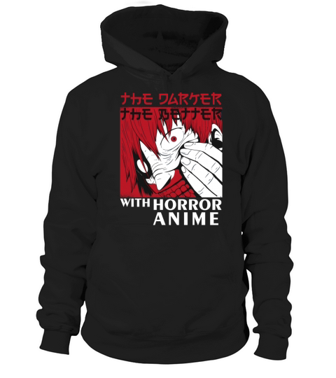 Creepy Demonic Face Horror Anime Fantasy Gothic Hoodie Unisex