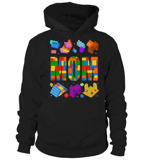 Mom Parent Brick Master Builder Building Blocks Hoodie Unisex